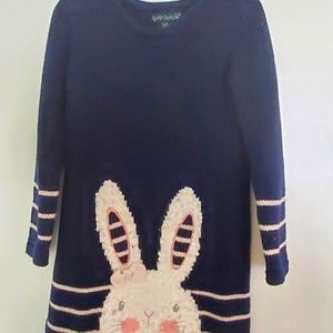 Girls dress, dark blue, for 5 year old girl.